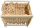 6 Piece Teddy Bear Mini Crib Bedding Set