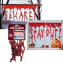Bloody Words Gel Clings Assorted
