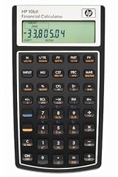 HP 10bII Financial Calculator