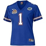 Nike Florida Gators #1 Royal Blue Ladies 2007 BCS National Championship Game Replica Jersey (X-Small)