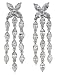 Platinum Marquise Diamond Chandelier Earrings (10.80 cttw, E-F Color, VS1-VS2 Clarity)