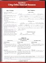 Quicksheet: Citing Online Historical Sources