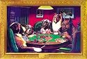 Dogs Playing Poker Humor Poster Print, 36x24