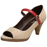 Joy Chen Women's Rena Peep Toe Pump