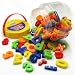 Magnetic Letters & Numbers Set (Over 100Pc!) -Affordable Gift for your Little One! Item #LMID-1224