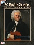 70 Bach Chorales for Easy Classical Guitar Bk/CD (Book & CD)
