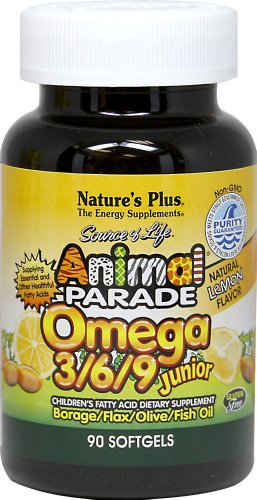 Nature's Plus Animal Parade Omega 3-6-9 Junior-90 Softgels