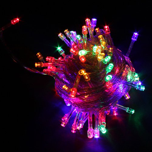 100 LED Multi-color Christmas Light Mix-color Holiday String Lights for Party Room Garden Home Christmas Decoration