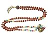 I Am Centered Mala- Prosperity Mala Heart Pendant Rudraksha Prayer Beads Yoga Mala