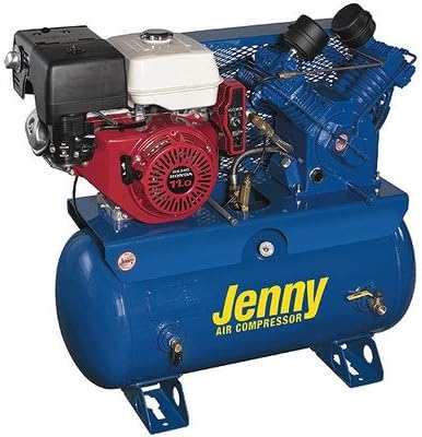 30 Gallon 8 HP Gas Two Stage Service Vehicle Stationary Air Compressor Air Line Filter - Metal Bowl - 3/8 NPT: Yes, Lubricator - Bowl Type - 3/8 NPT: Yes, Electric Start: Yes