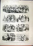 1892 DAIRYMAIDS CHEESE BUTTER MAKING SCHOOL CHURNING