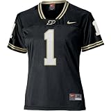 Nike Purdue Boilermakers #1 Black Ladies Replica Football Jersey