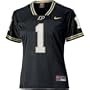Nike Purdue Boilermakers #1 Black Ladies Replica Football Jersey