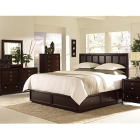 Klaussner Proximity Storage Queen Bed Complete by Klaussner
