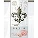 Paperproducts Design Fleur De Lys Paris 100-Percent Cotton Kitchen/Bar Towel