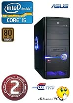 ANKERMANN-PC INTEL "GTS-GAMER 3" CORE i5 2400 (4x3,10GHZ) | NVIDIA GeForce GTS 450 2GB Direct X 11.0 | 8GB RAM DDR3 | 1TB HDD SATA3 | ASUS P8H61-M Pro Rev.3 USB 3.0 | 24xDVD-Writer | Netzteil Coolermaster 450W 80+ Bronze 5J. Garantie | Case A-Dis ELITE 905 | absolut leiser POWER PC mit 2 Jahre echte GARANTIE