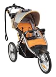 Jeep Overland Limited Jogging Stroller with Front Fixed Wheel, Fierce