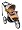Jeep Overland Limited Jogging Stroller with Front Fixed Wheel, Fierce