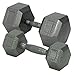 Champion Hex Dumbbell with Ergo Handle, 25-Pound
