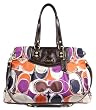 Coach Handrawn Signature Scarf Print Ashley Carryall Handbag 20113 Multi
