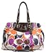 Coach Handrawn Signature Scarf Print Ashley Carryall Handbag 20113 Multi