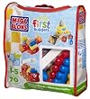 Mega Bloks 6636 Sacca Ecologica Maxi Mattoncini Veicoli Pazzi, 70 Pezzi, Colori Classici