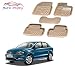 Auto Pearl - Premium Quality Car 3D Croc Textured Beige Mats For - Volkswagen Ameo RS.1499.00