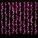 AGPtek® 3M x 3M 300 LED Linkable Design Fairy String Curtains Light Ideal for Indoor Outdoor Home Garden Christmas Party Wedding - Pink