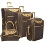 Pierre Cardin Signature 4 Piece Luggage Set, Brown, One Size