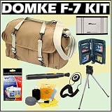 Domke F-7 Double AF Canvas Camera Bag (Sand) and Photography Accessory Outfit