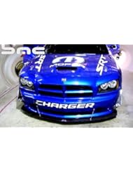 Automotive Parts and Accessories: 2005-2010 Dodge Charger Carbon Fiber Chin Splitter w/ Rods - BMC-APR