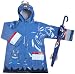 Western Chief Toddler/Little Kid Monster Rain Jacket/Umbrella Set