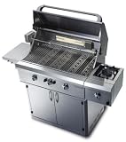 Capital CCE32XCAD-N Titanium X Series 32-Inch Stainless Steel Built In Natural Gas Grill with Rotisserie, Two 20,000 BTU stainless steel U-shaped burners