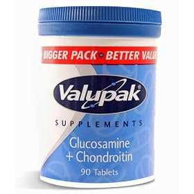 Valupak Supplements Joint Care Glucosamine & Chondroitin Tablets 400/100mg  90 Tablets