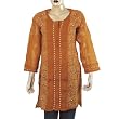 Women's Clothing Top Kurti India Cloth Chikan Embroidery Size S
