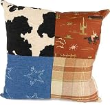 Go West Patch Pillow by Glenna Jean