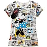 Disney Sequin Comic Strip Minnie Mouse Tee for Girls
