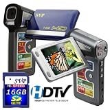SVP T628 2.7 inch 1280X720p HD Widescreen Blue Digital Video Camcorder (SVP 16GB SDHC Memory Card Included) Best Buy SVP T628 2.7 inch 1280X720p HD Widescreen Blue Digital Video Camcorder (SVP 16GB SDHC Memory Card Included) Best Buy