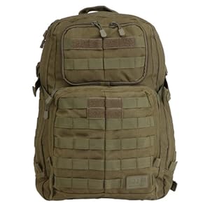 5.11 1 Day Rush Backpack, Flat Dark Earth
