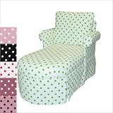 Skyline Furniture Premier Chaise Lounge in Polka Dot