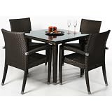 RATTAN WICKER FURNITURE outdoor deep seating Patio Table Sets Dining Set