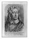 Historic Print (S): [John Milton, 1608-1674, bust, facing right, wearing laurel crown]