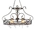 Kenroy Home 90505AGC Verona Two-Light Potrack, Aged Gold Copper with Copper Vintage Scavo Globes