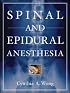 Spinal and Epidural Anesthesia
