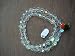 Spritual Gift-10mm Nabarang Crystal Japa Mala Sphatik Transparent Stone for Concentration (54) Beads for Yoga
