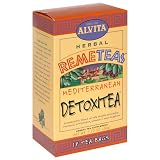 Alvita  Remeteas, Mediterranean Detoxitea, 18 tea bags (Pack of 6)