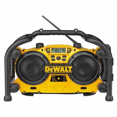 DEWALT DC011  Combination Work Site Radio and 7.2-Volt to 18-Volt Pod-Style Battery Charger