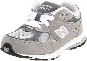 New Balance KJ990 Lace-Up Running Shoe (Infant/Toddler),Grey,8 M US Toddler