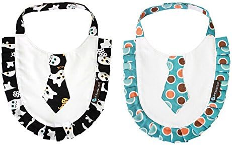 GreatGiving(TM) 2PCS Bow Tie Party Design Baby Bandana Dribble Bibs (boy)