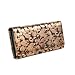 Portemonnaie en cuir femme brun, Anthoni Crown